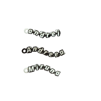 Breloc Tip Clepsidra Personalizat